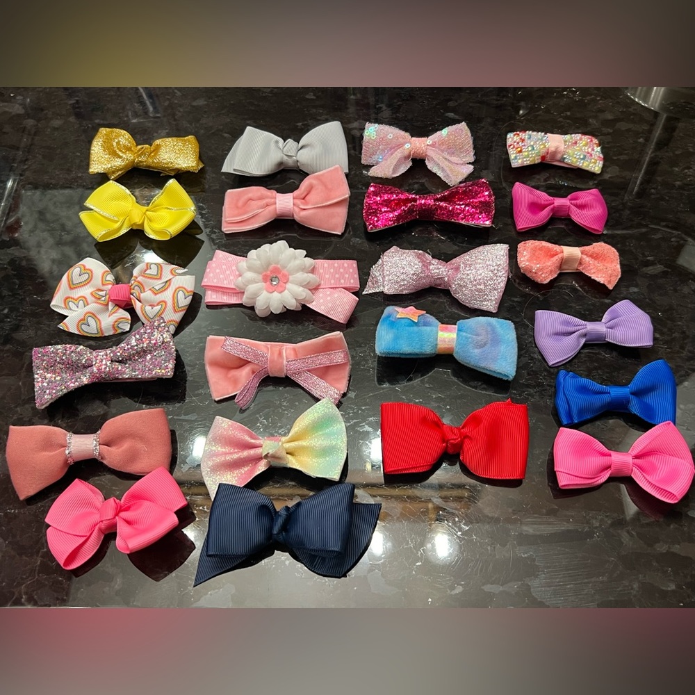 Little Girls Hair Clip Bows